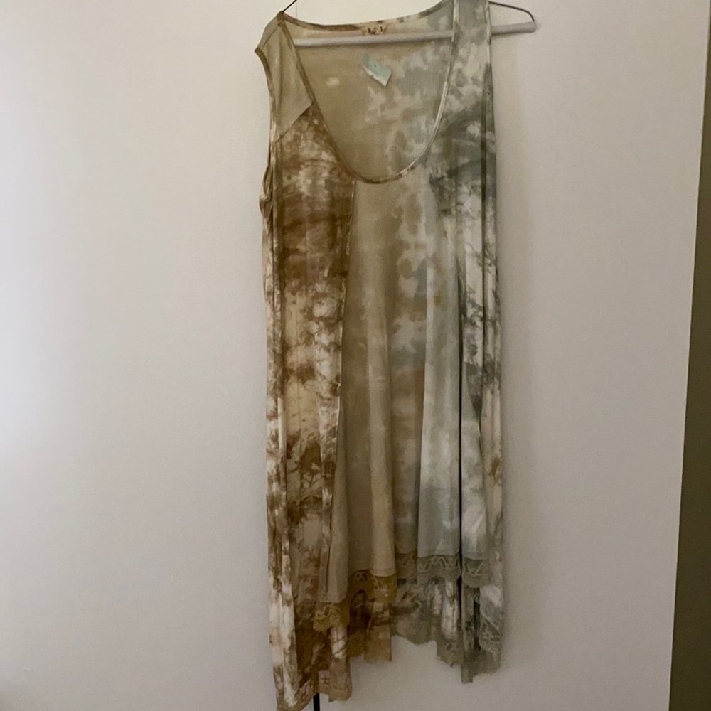 POL tie dye dress never worn
